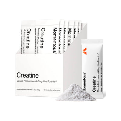 Momentous Creatine Monohydrate Powder NSF Certified for Sport