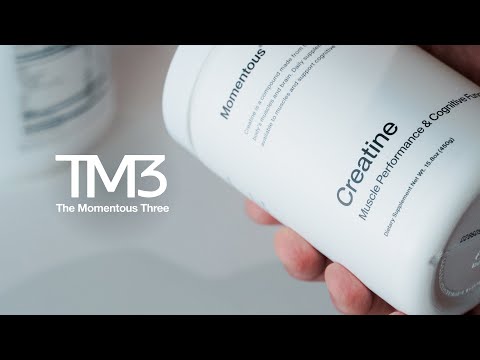 Momentous Creatine Monohydrate Powder (15-Travel Packs) - NSF Certified For Sport