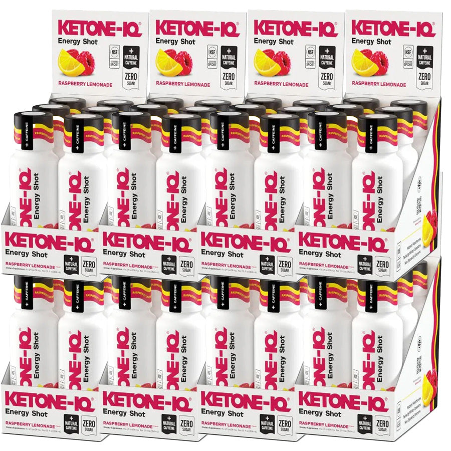 Ketone-IQ +Caffeine High Performance Energy Shot (Raspberry Lemonade)