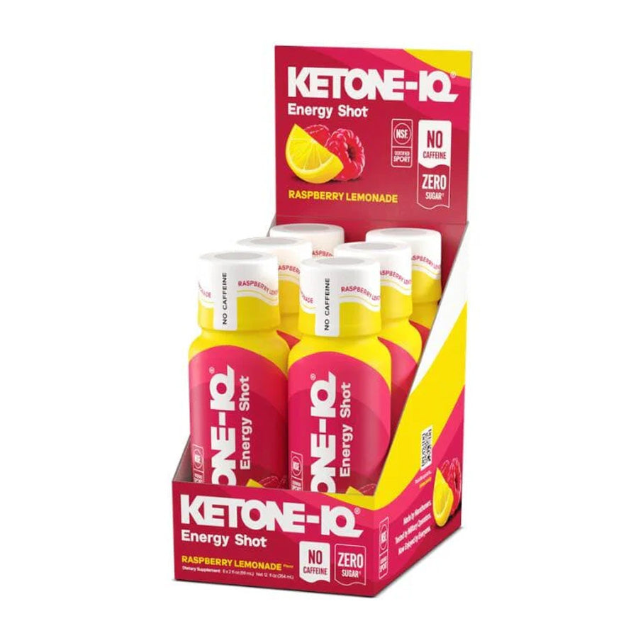 Ketone-IQ No Caffeine High Performance Energy Shot (Raspberry Lemonade)