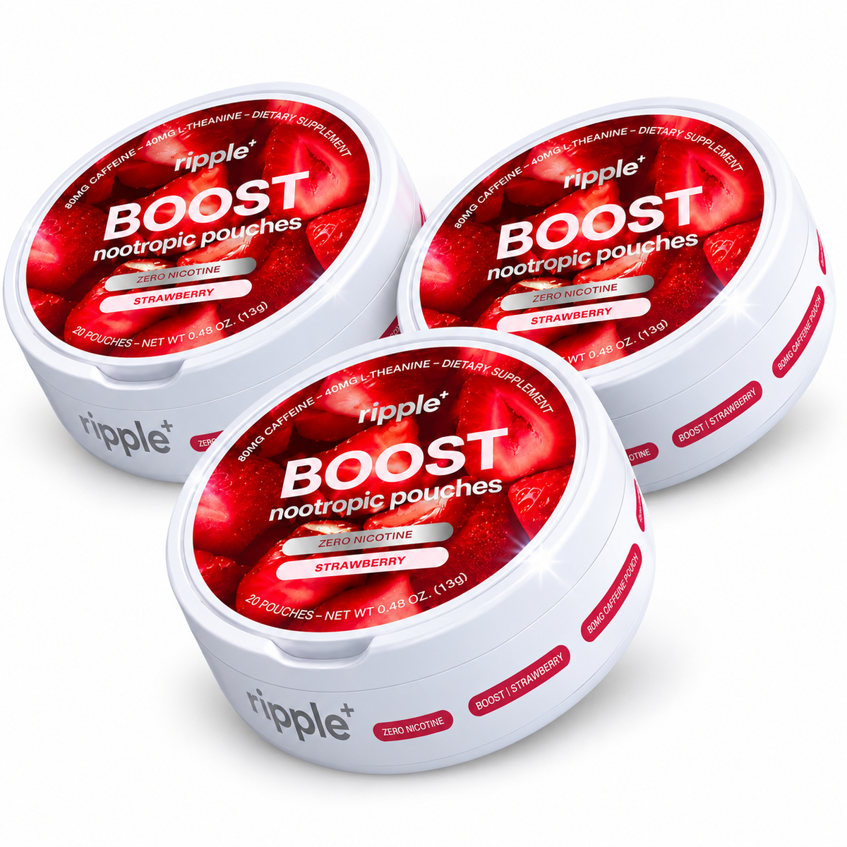 ripple⁺ Boost Strawberry 3-Pack