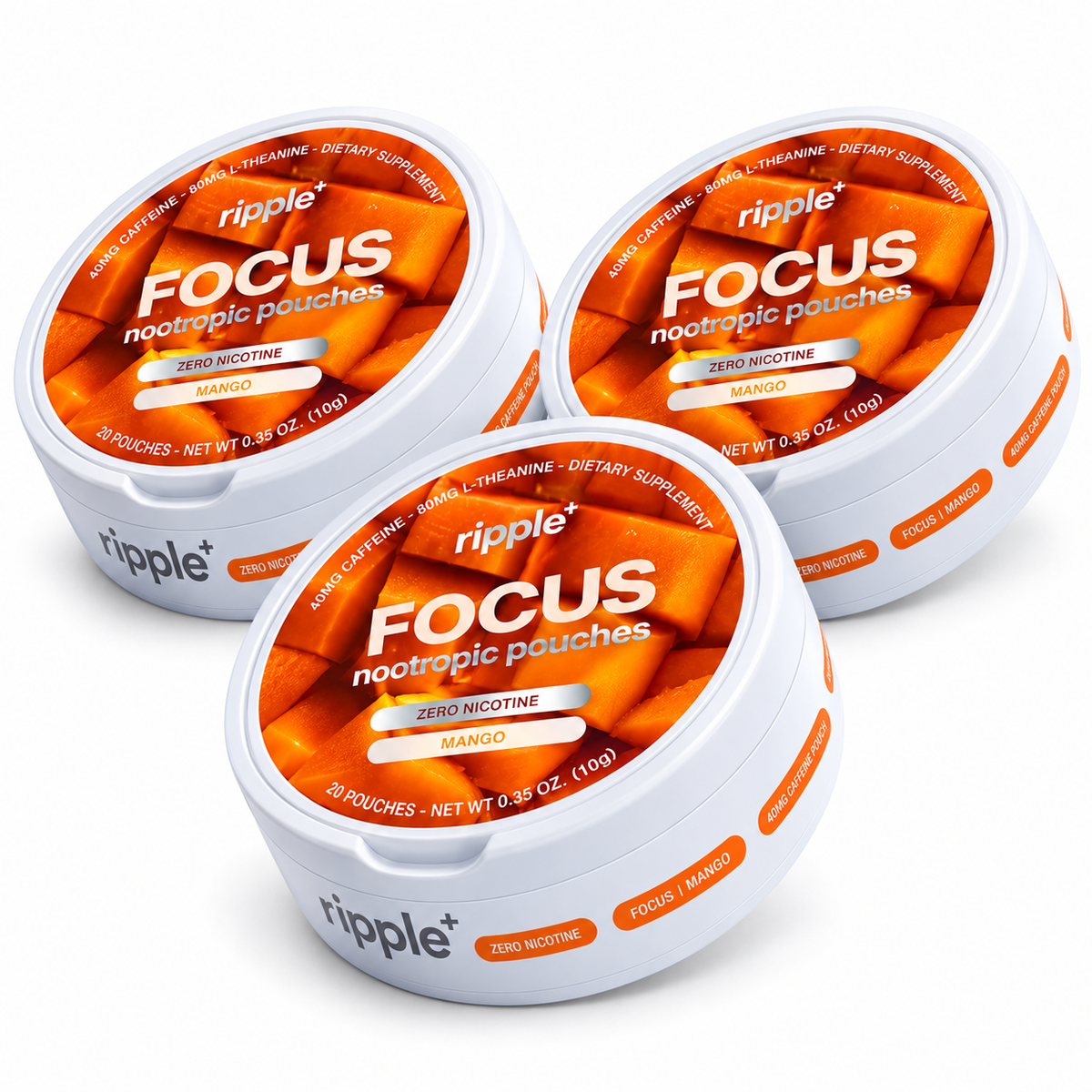 ripple⁺ Focus Mango 3-Pack