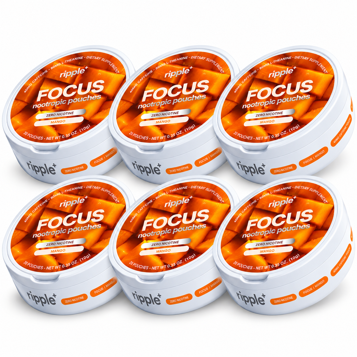 ripple⁺ Focus Mango 6-Pack