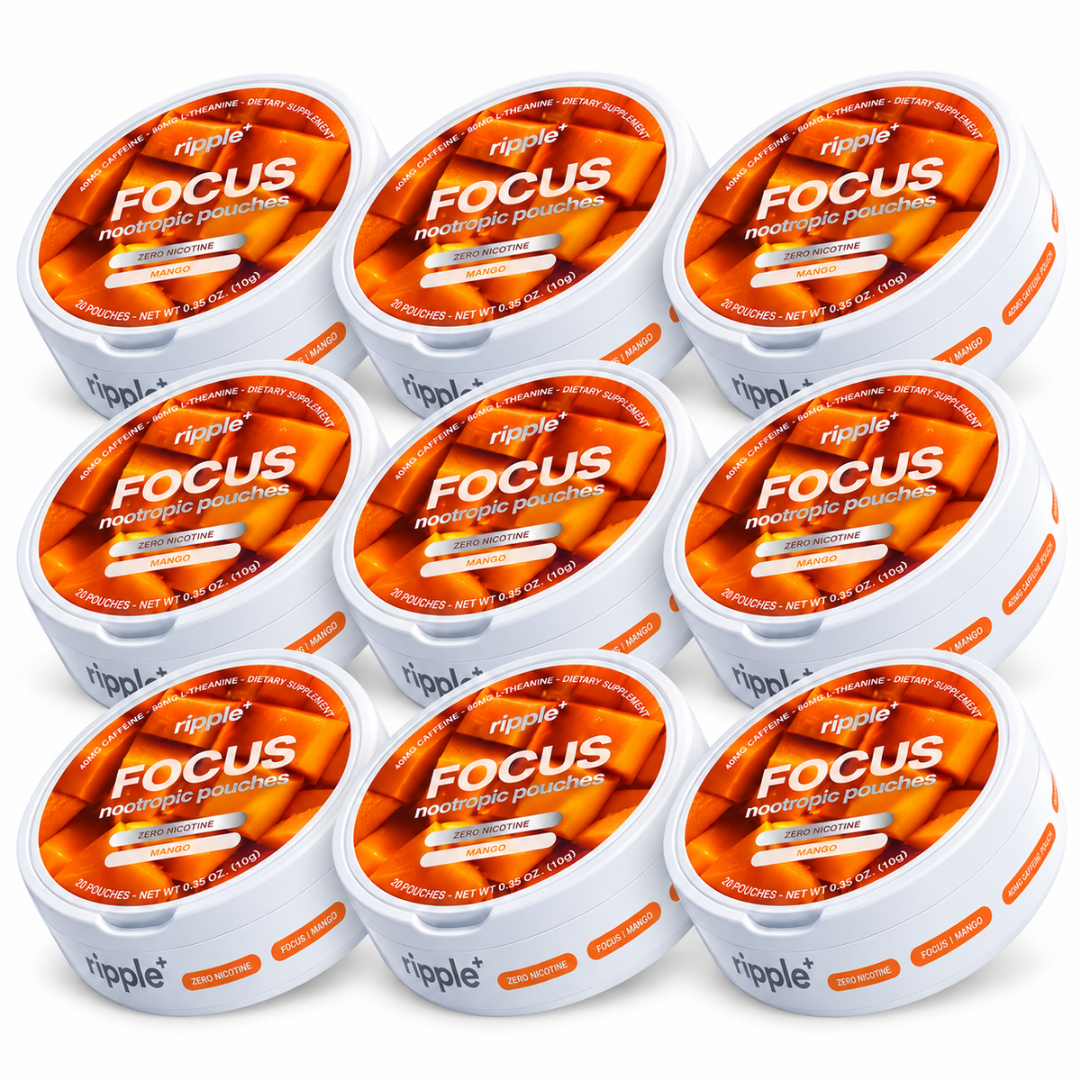 ripple⁺ Focus Mango 9-Pack