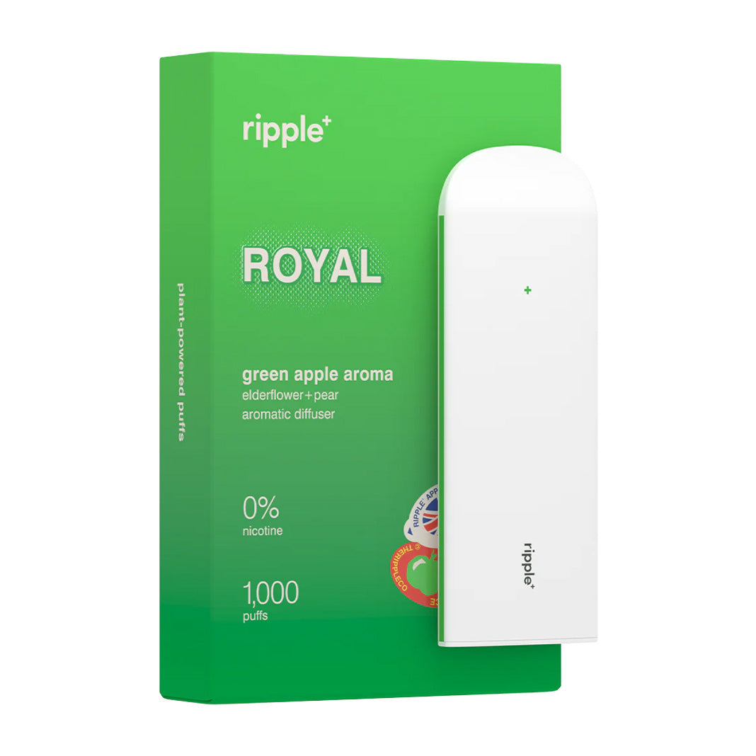 Ripple Royal disposable vape green apple flavor device