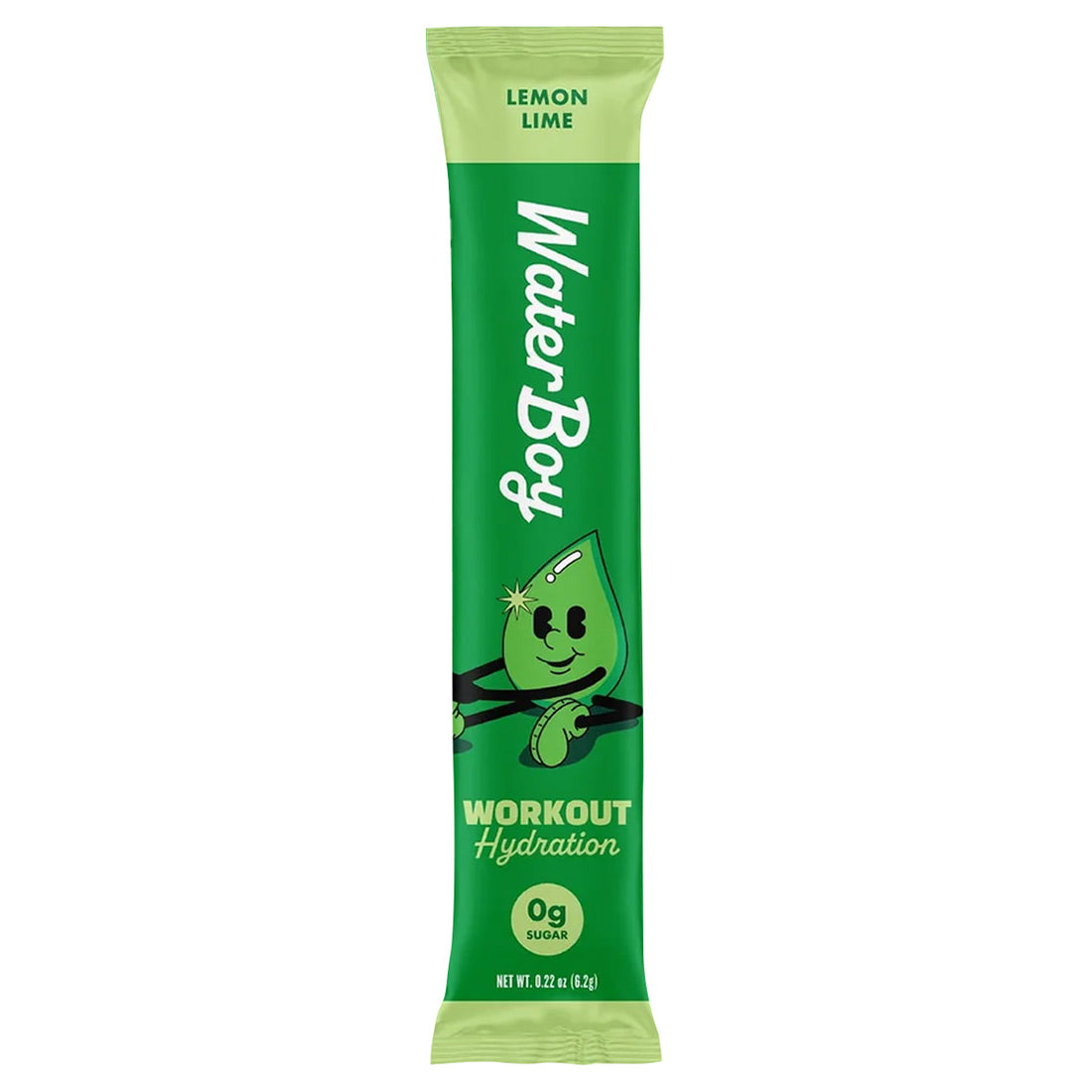 Waterboy Workout Hydration Electrolyte Drink Mix - 10 Sticks (Lemon Lime)