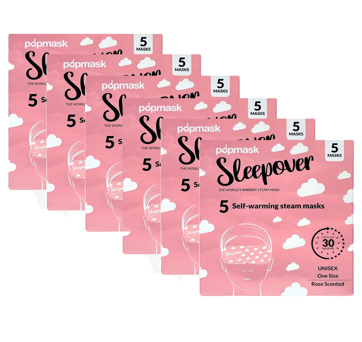 Popmask Sleepover Self-Heating Eye Masks