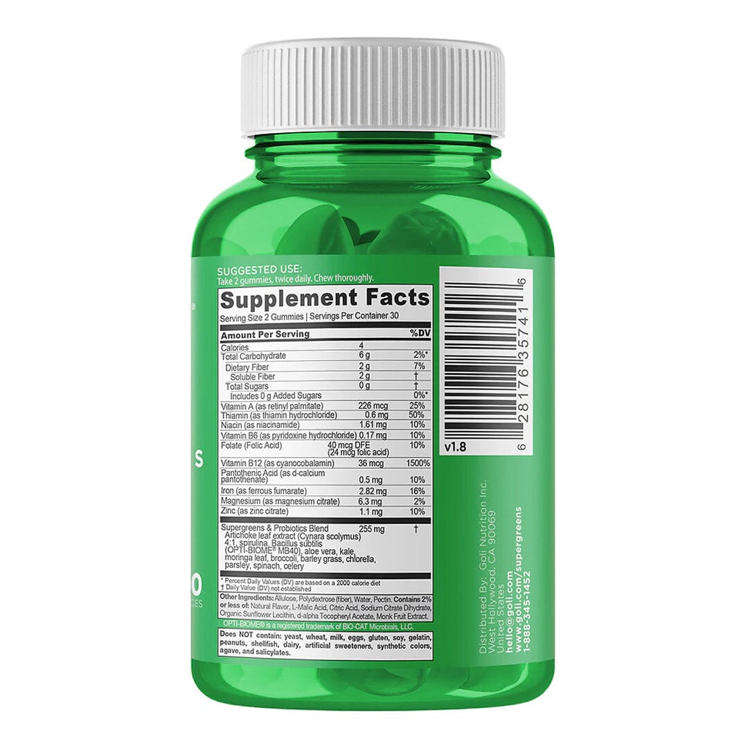 Goli® Nutrition Supergreens Gummies