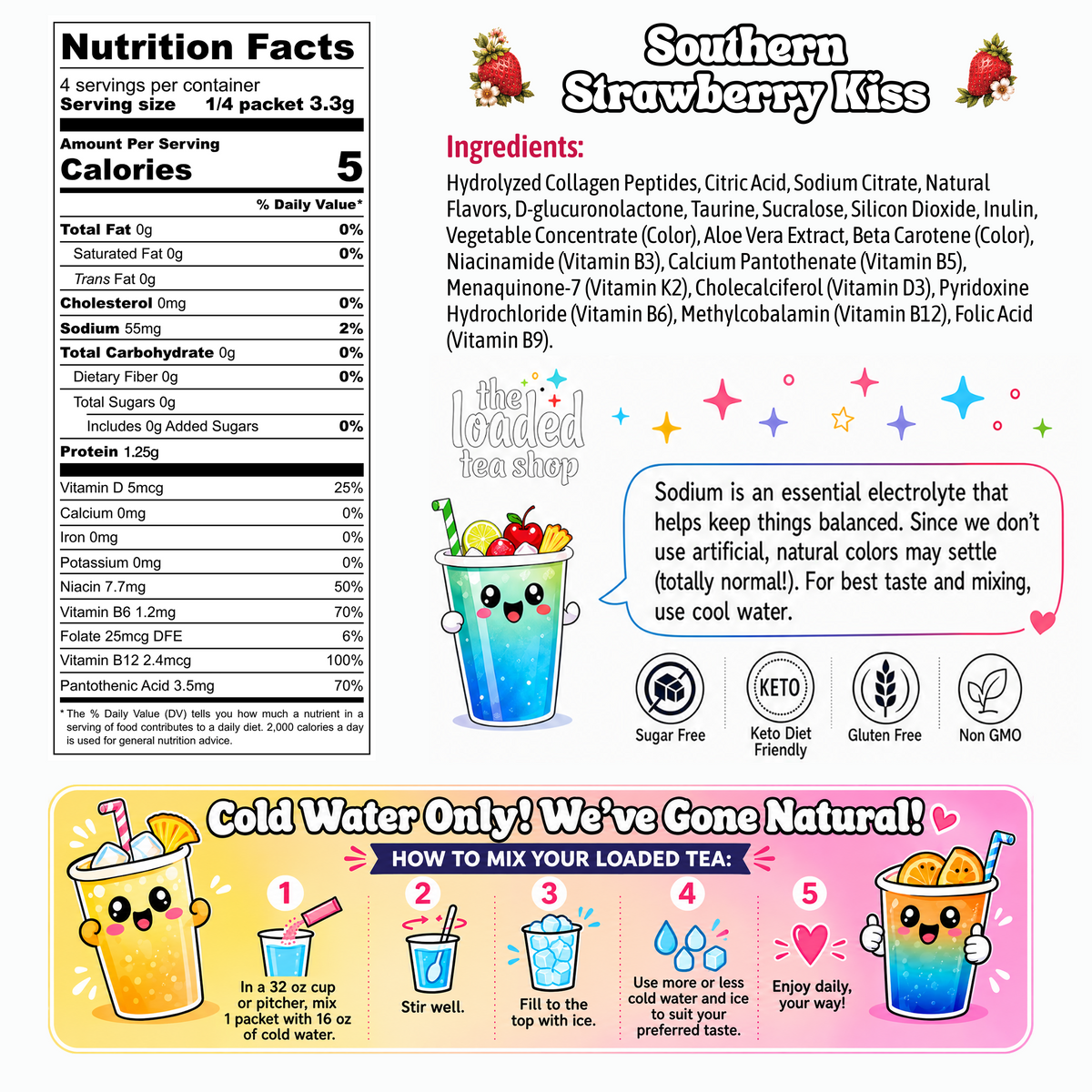 Southern Strawberry Kiss Caffeine-Free — image 4