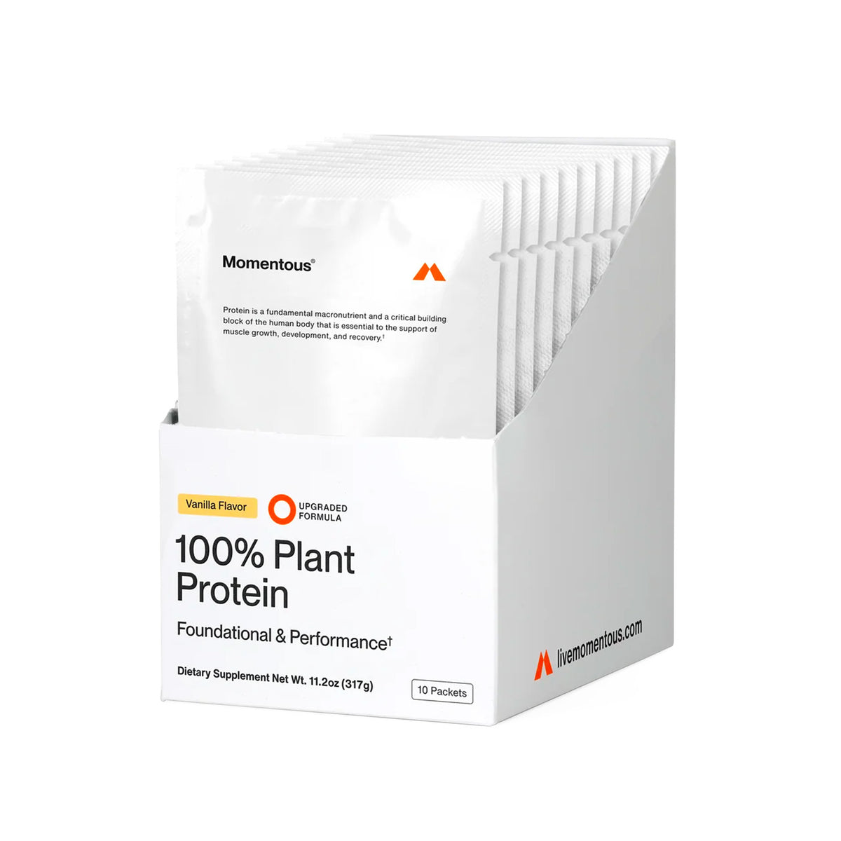 Momentous 100% Plant Protein (10-Travel Packs)
