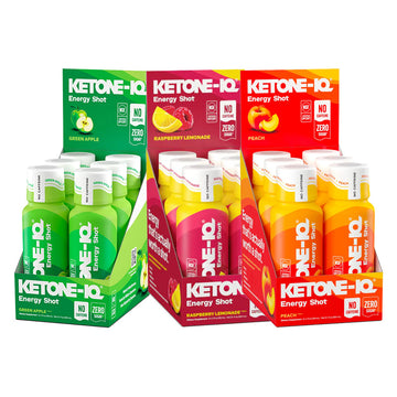 Ketone-IQ No Caffeine High Performance Energy Shot (Variety Pack)