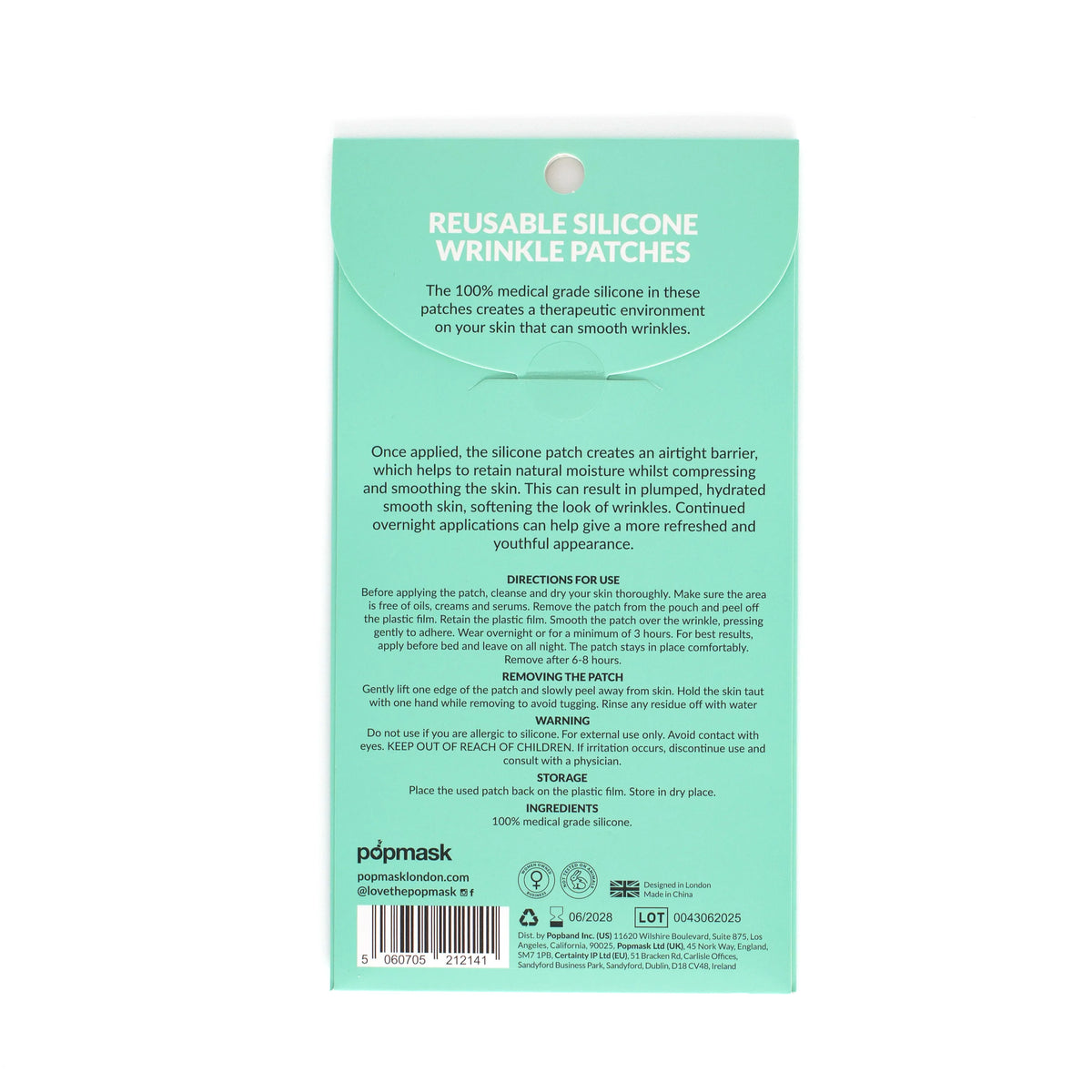 Popmask Reusable Silicone Wrinkle Patches