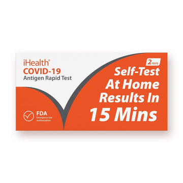 iHealth (2pk) - At Home COVID-19 Antigen Rapid Test