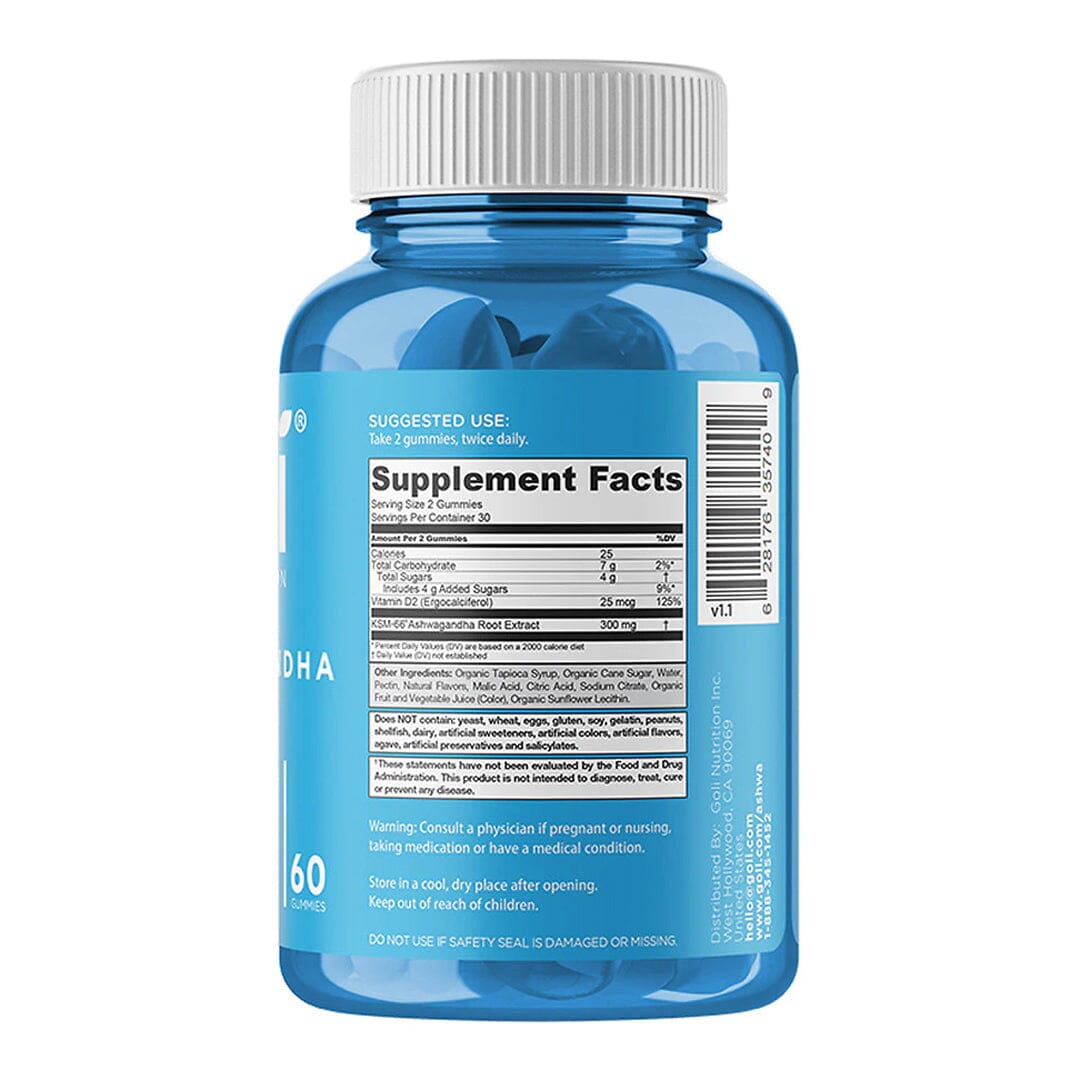 Goli® Nutrition Ashwagandha Gummies (60 Gummies)